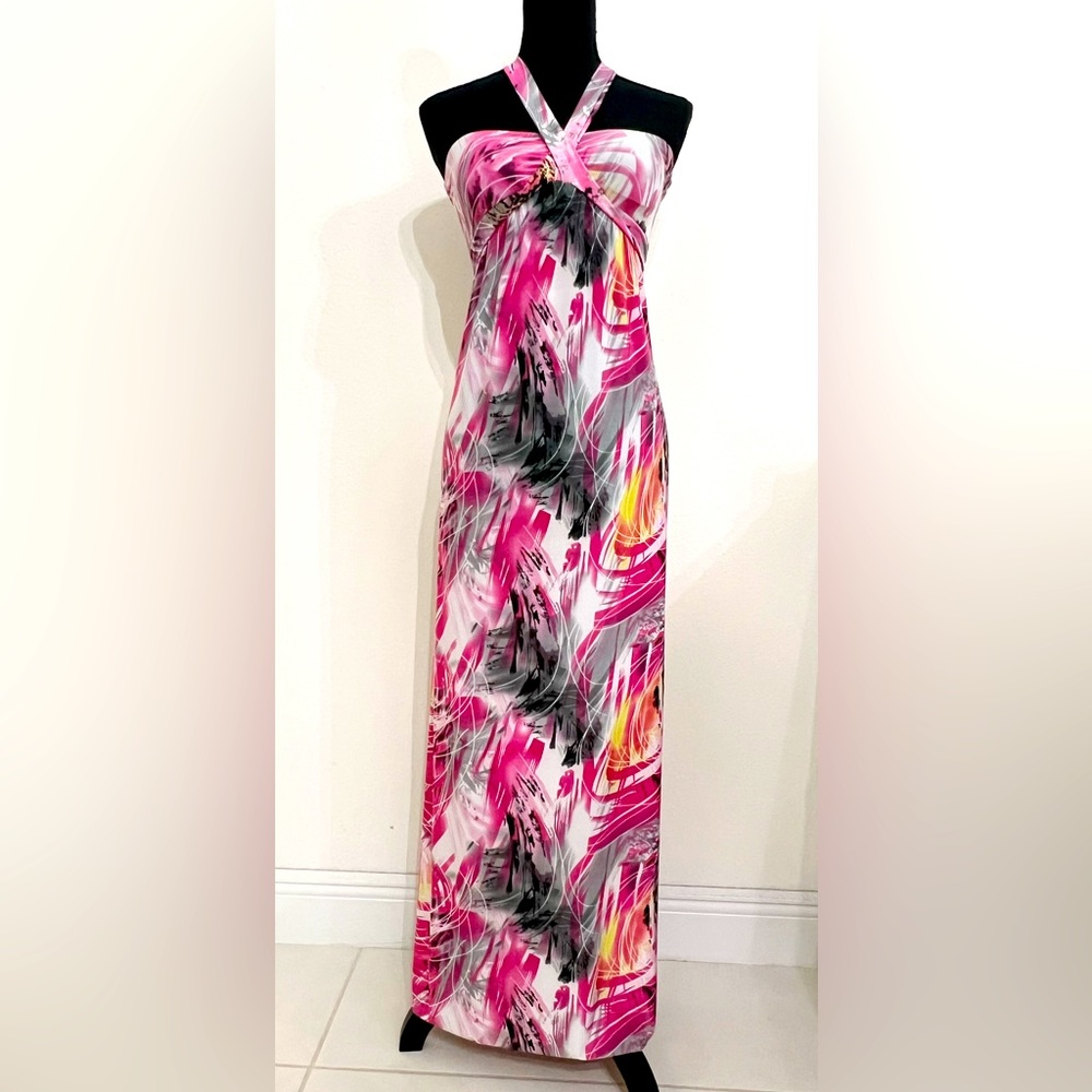 Maxi, floral, beach dress